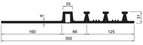 AM 350 гладкая с одной стороны