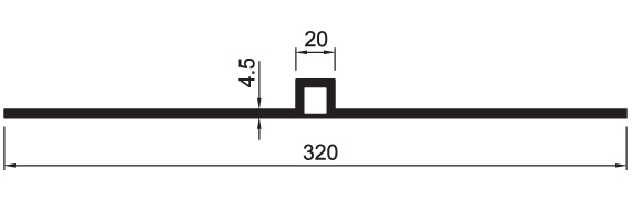 DA 320 гладкая с двух сторон